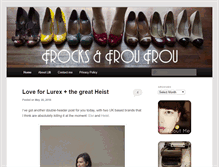 Tablet Screenshot of frocksandfroufrou.com